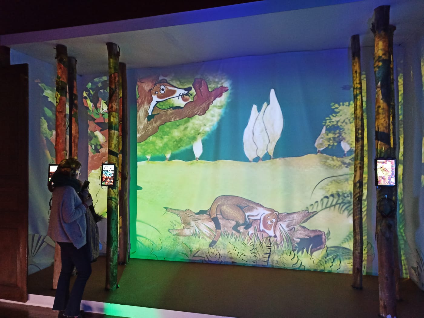 Sala infantil cuentos animados